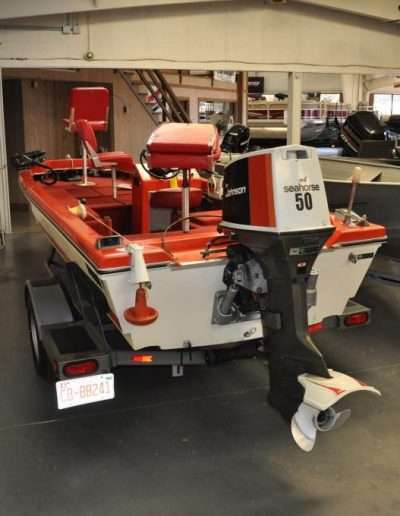 2014. A spotless 1973 Ranger TR10 sits on the showroom floor.