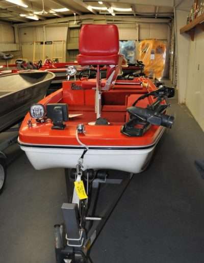 2014. A spotless 1973 Ranger TR10 sits on the showroom floor.