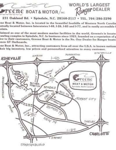 1976 Greene Boat and Motor Bass Boat Bonanza