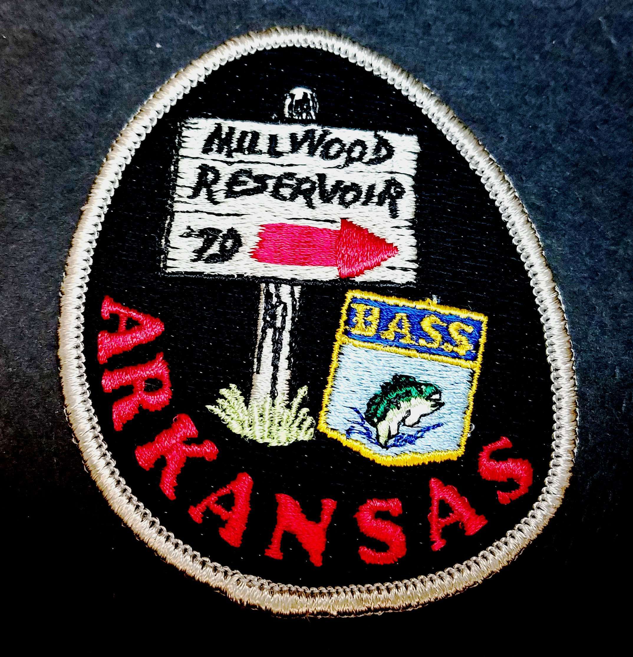 1979 Bassmaster Arkansas Invitational Millwood Lake 1979 Bassmaster Arkansas Invitational, Millwood Lake patch. Photo Jeff Haines.