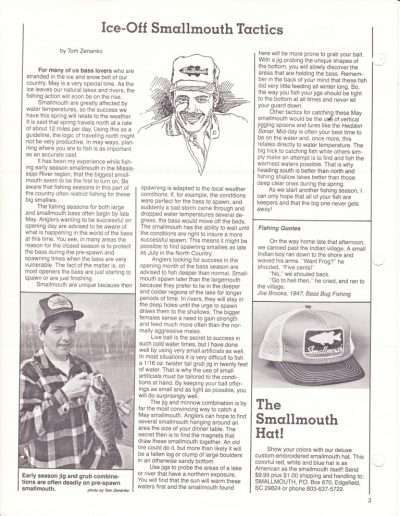 Smallmouth Magazine, Volume I Number 5 May 1985 Page 3.