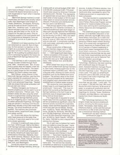 Smallmouth Magazine, Volume I Number 5 May 1985 Page 2.