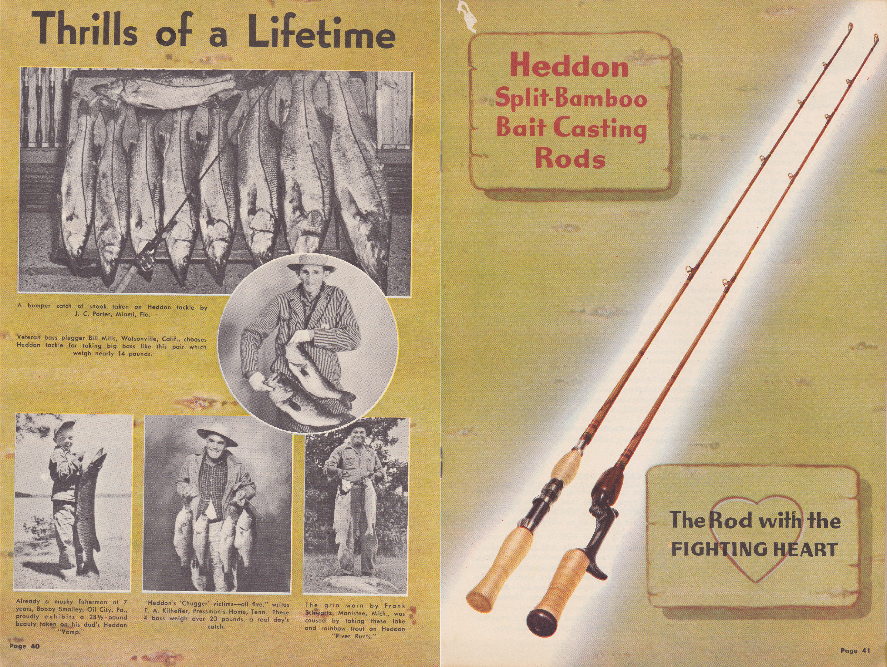 Heddon 1950 Deluxe Catalog - Bass Fishing Archives Bass