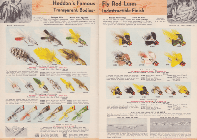 Catalogue Vintage Heddon Tackle 1938 - 87 Ans, 39 Pages, Pêche - Très Bon état Avec Petite Déchirure