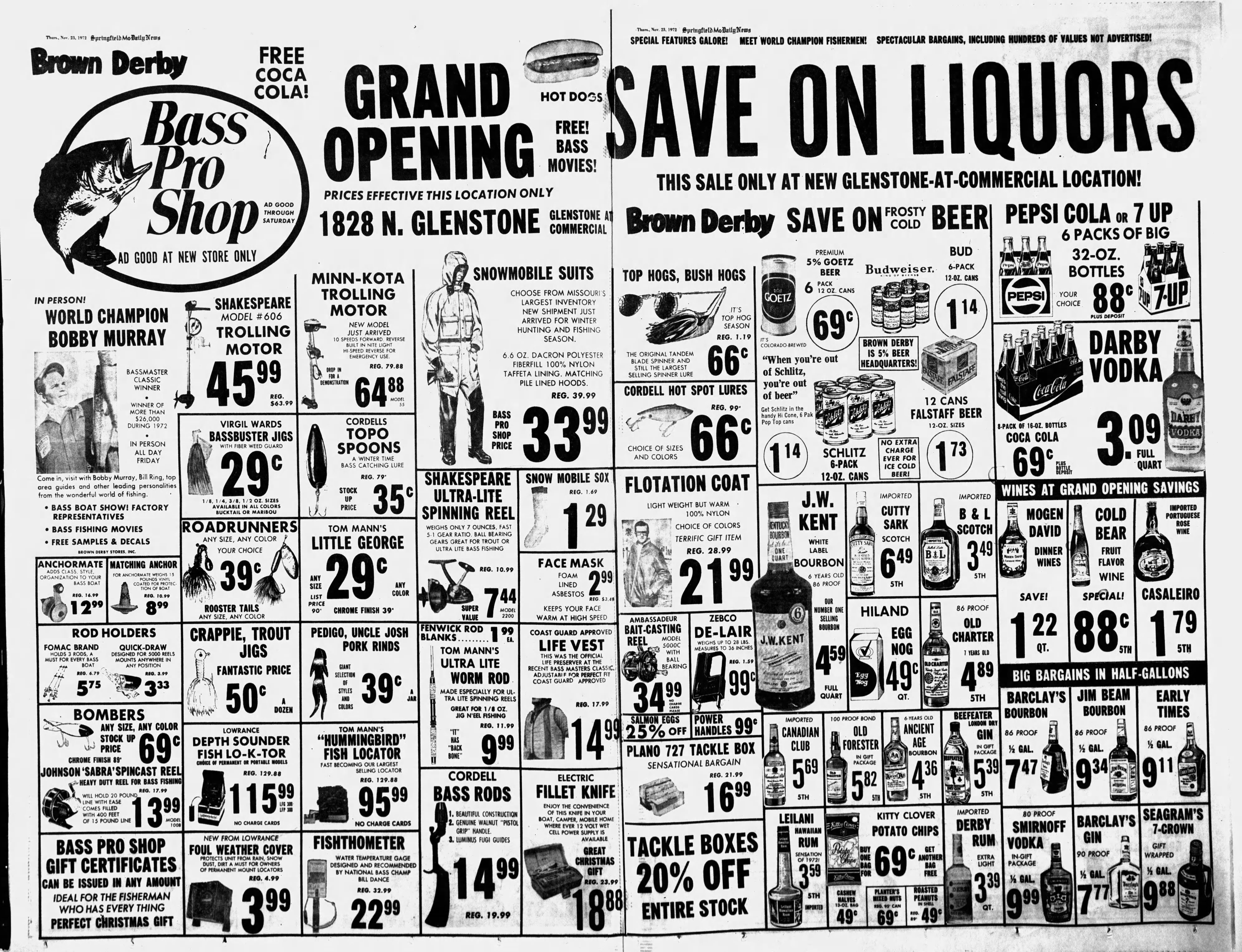 BPS-BD_Nov_23__1972 Bass Pro Shop Grand Opening, The Springfield News-Leader, November 23, 1972