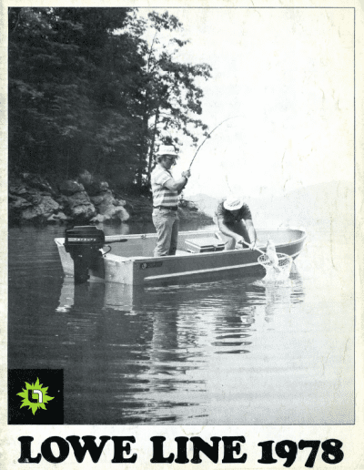 1978 Lowe Line Boat Catalog Cover