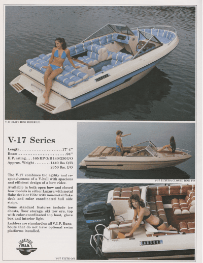 Late 70s Early 80s VIP Boat Catalog Page 2
