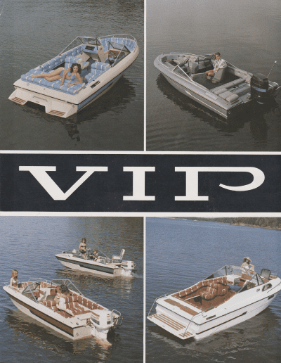 Late 70s Early 80s VIP Boat Catalog Cover