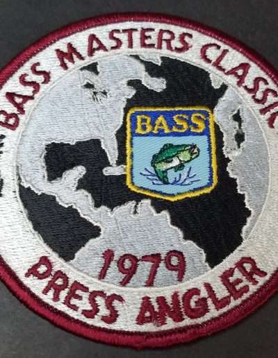 1979 Bass Masters Classic Press Angler Patch