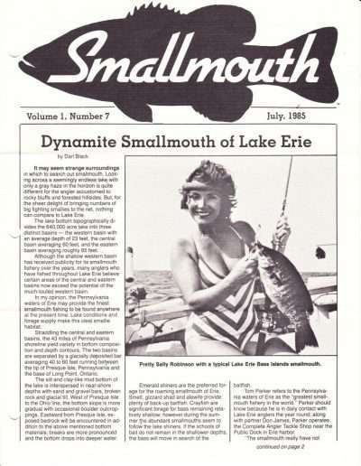 Smallmouth Vol I Issue VII Page 1