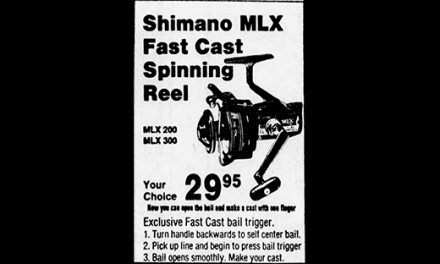 1980 Spinning Reel Design Innovation