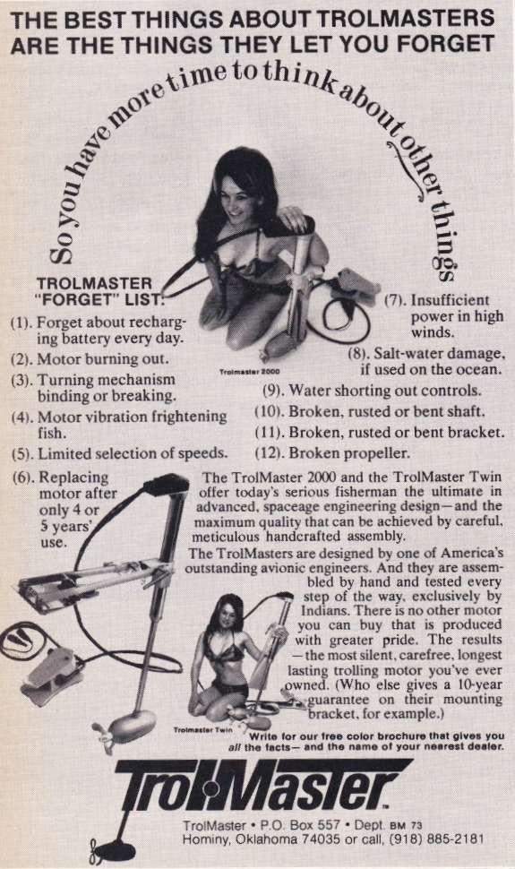 1973 Trolmaster Ad 1 1973 TrolMaster Ad 1.