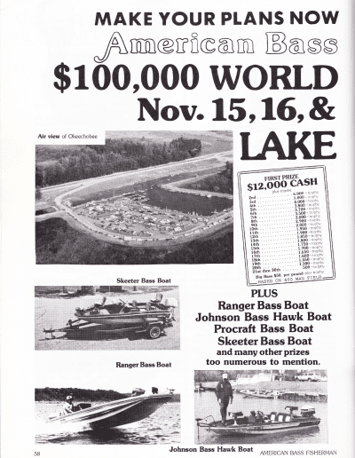 July August 1978 American Bass Fisherman Page 58