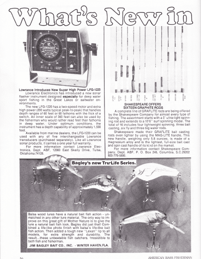 July August 1978 American Bass Fisherman Page 56
