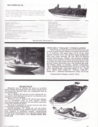 July August 1978 American Bass Fisherman Page 49