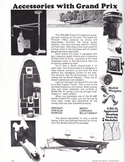 July August 1978 American Bass Fisherman Page 42