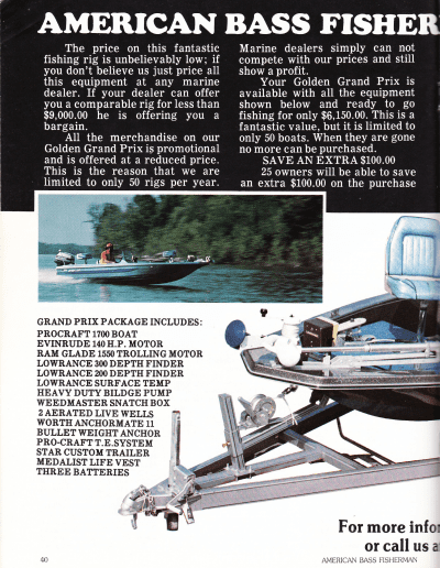 July August 1978 American Bass Fisherman Page 40