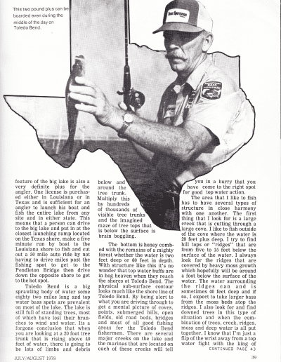 July August 1978 American Bass Fisherman Page 39