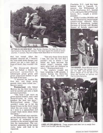 July August 1978 American Bass Fisherman Page 34