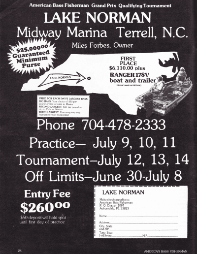 July August 1978 American Bass Fisherman Page 28