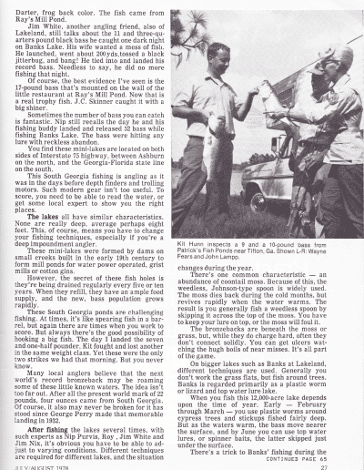 July August 1978 American Bass Fisherman Page 27