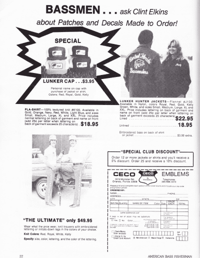 July August 1978 American Bass Fisherman Page 22