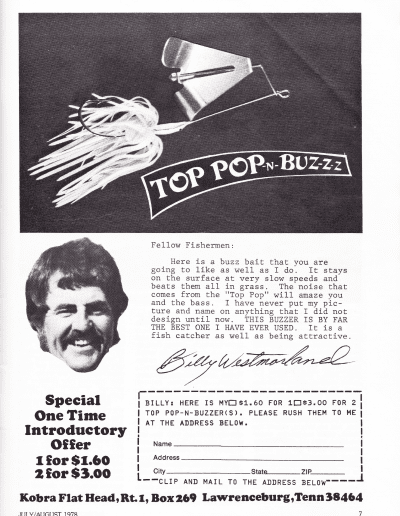July August 1978 American Bass Fisherman Page 7