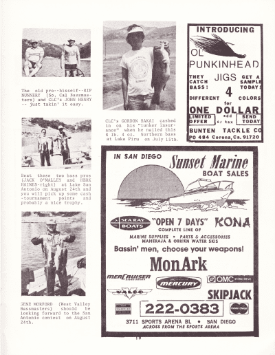 California Lunker Club August 1974 Page 19