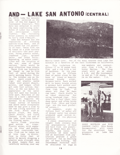 California Lunker Club August 1974 Page 13