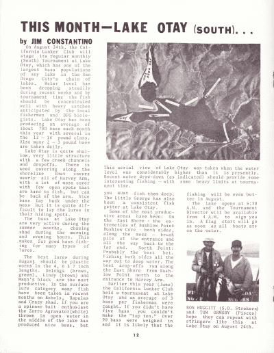 California Lunker Club August 1974 Page 12