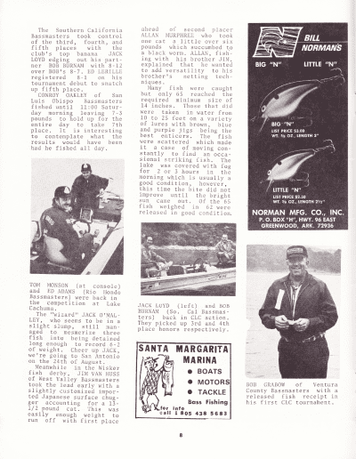 California Lunker Club August 1974 Page 8