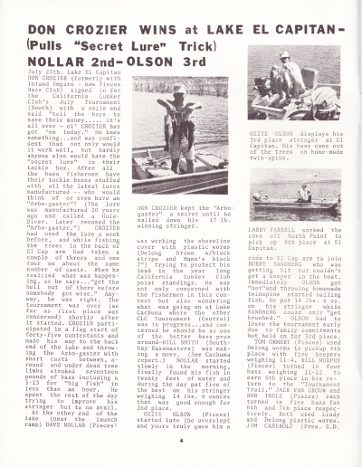 California Lunker Club August 1974 Page 4