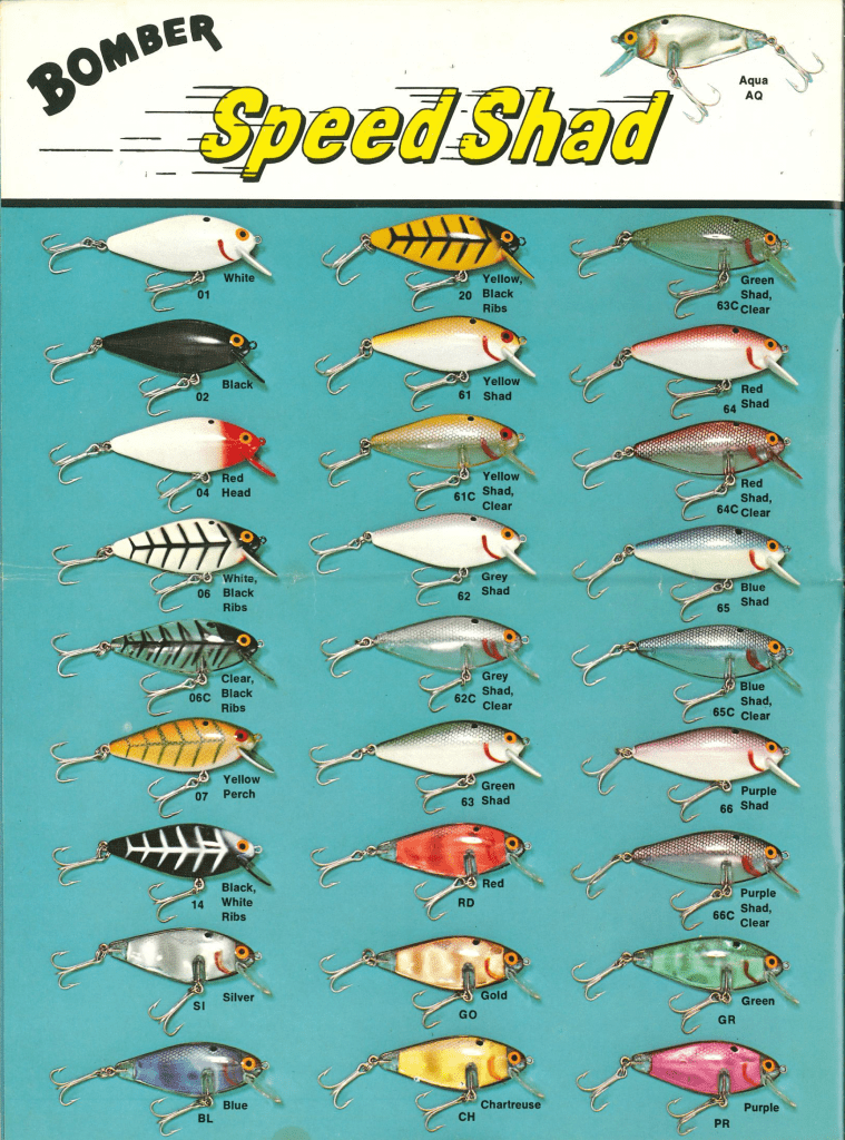Bomber Baits 1975 Catalog Bass Fishing Archives Bass Tackle Catalogs
