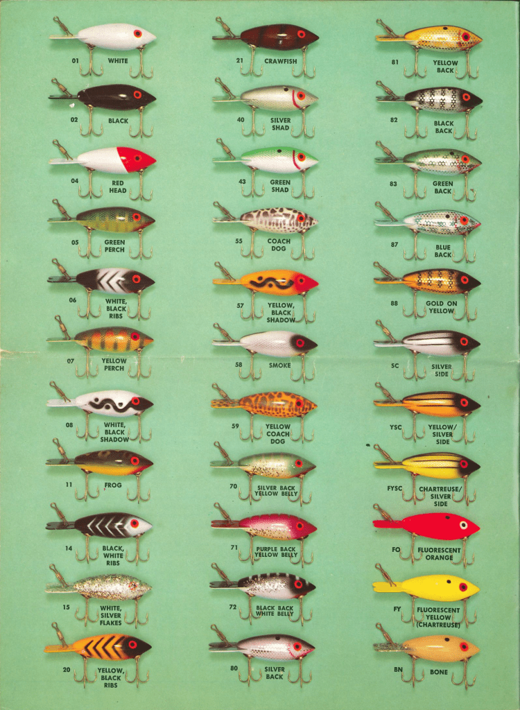 Bomber Baits 1975 Catalog Bass Fishing Archives Bass Tackle Catalogs