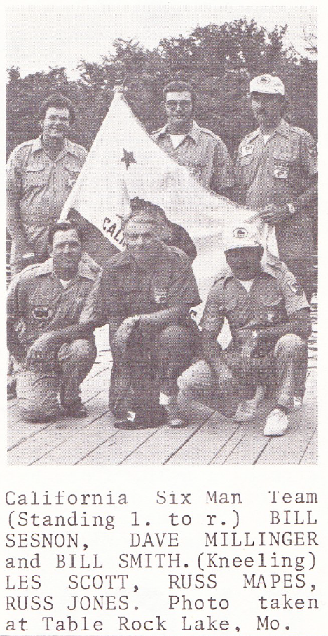 CLC July 1974 Federation Team California State Team for 1974.