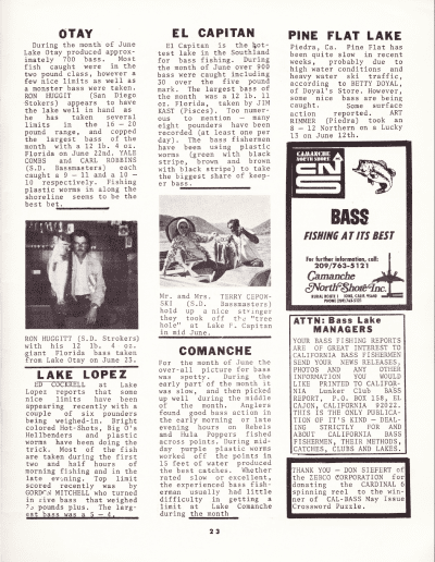 California Lunker Club 3 July 1974 Page 23