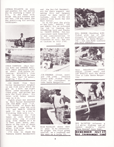 California Lunker Club 3 July 1974 Page 5