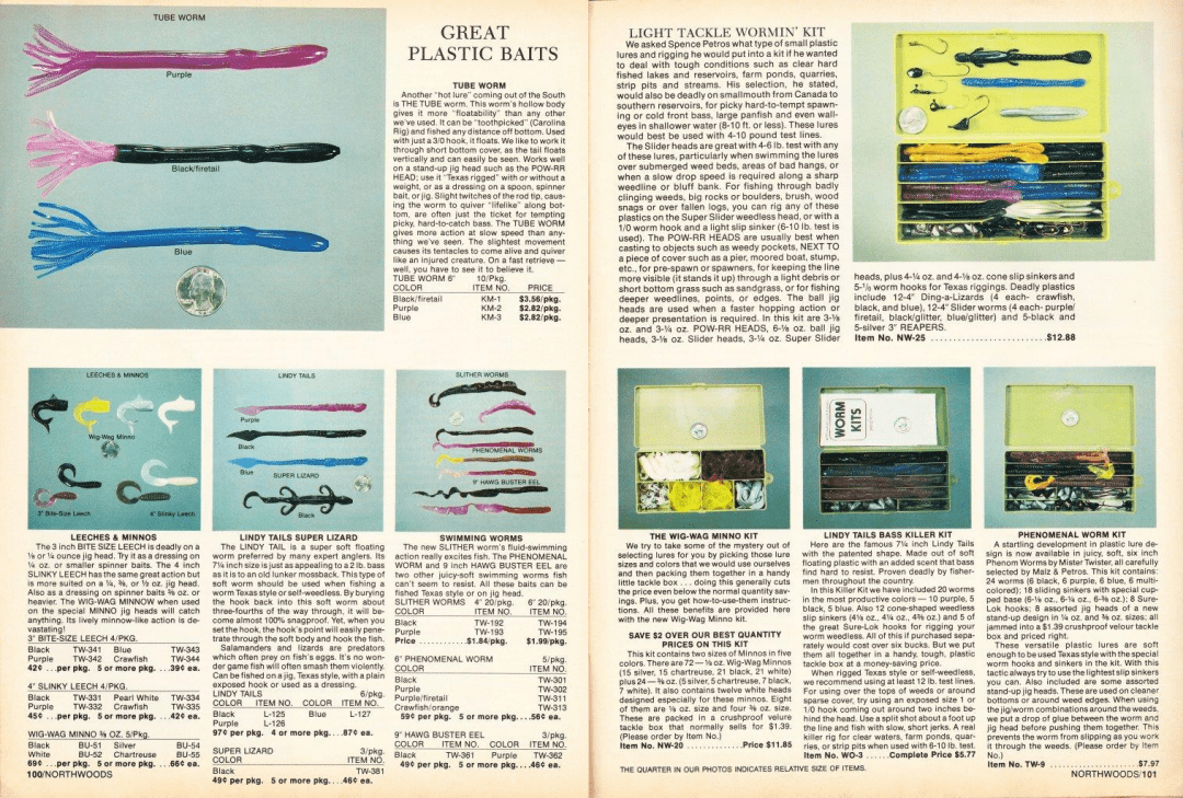 Northwoods Catalog 1979 Bass Fishing Archives Bass Tackle Catalogs