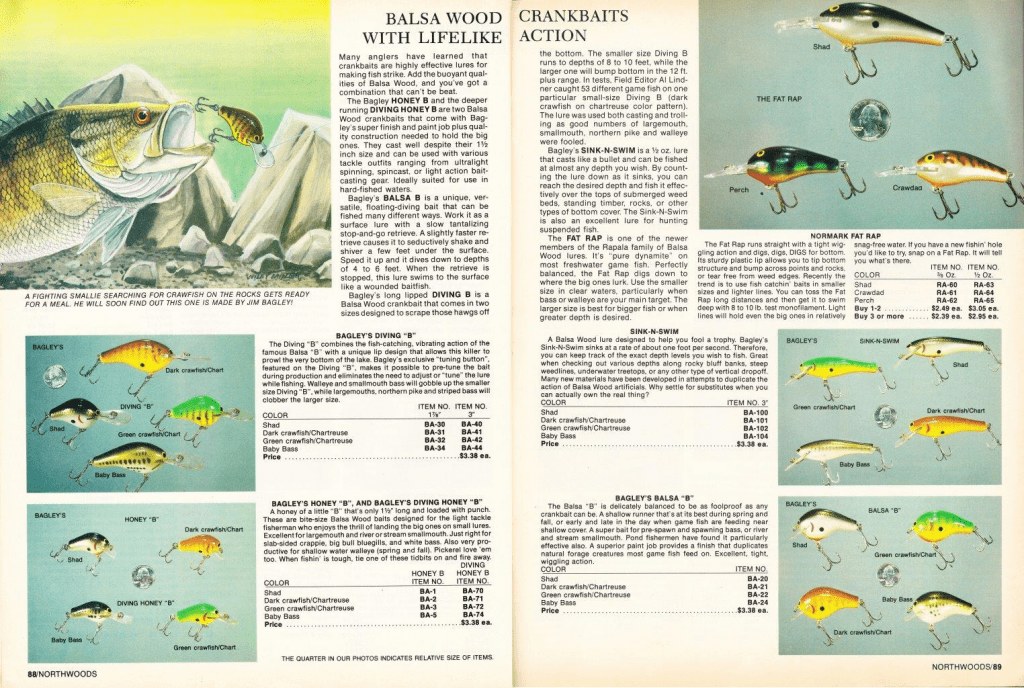 Northwoods Catalog 1979 Bass Fishing Archives Bass Tackle Catalogs