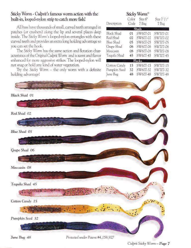 Culprit 199192 Bass Fishing Archives Bass Tackle Catalogs