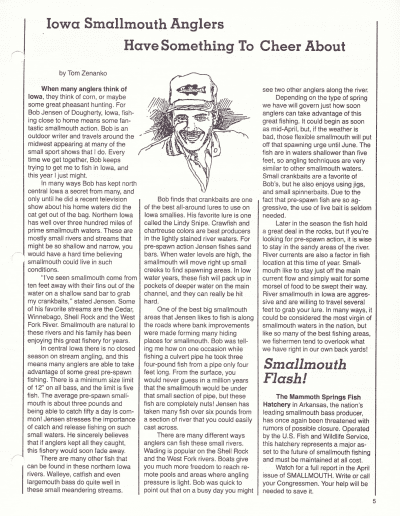 Smallmouth Magazine Volume 2 Number 3 Page 5