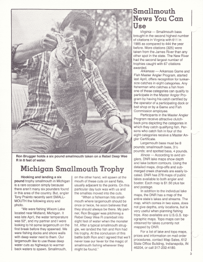 Smallmouth Magazine Volume 2 Number 3 Page 3