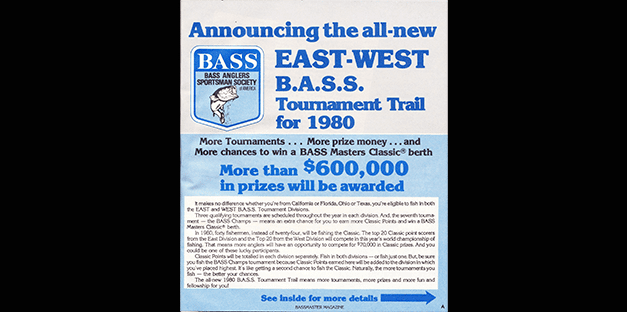 Season at a Glance:  1980 BASS Master Trail – Part Two