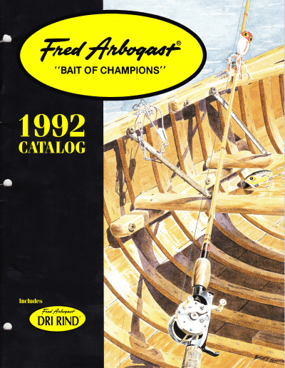 Lot De 3 Boîtes à Leurres Vintage ARBOGAST Avec Catalogues HULA POPPER - Pour Collection