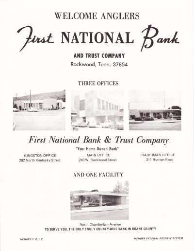 1973 Watts Bar All-American BASS Tournament Recreation Association Program Page 41