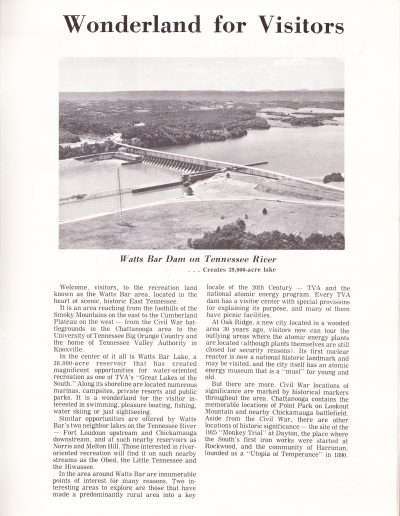 1973 Watts Bar All-American BASS Tournament Recreation Association Program Page 32