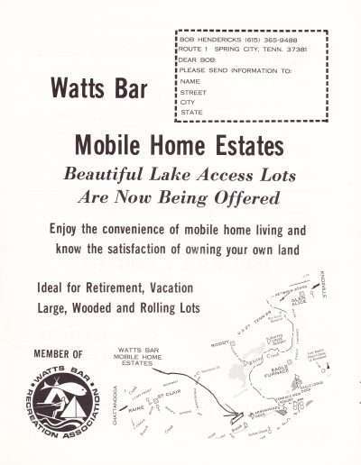 1973 Watts Bar All-American BASS Tournament Recreation Association Program Page 15