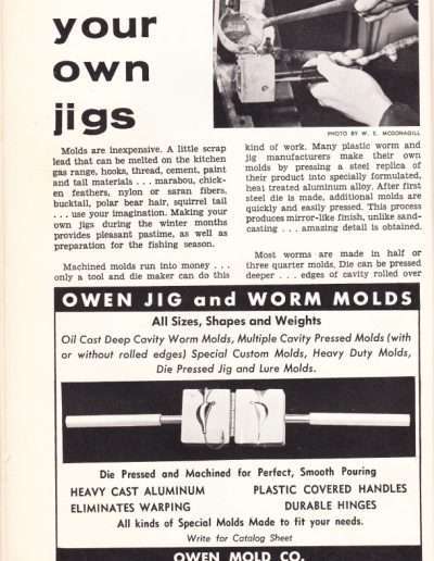 Make Your Own Jigs, 1962 Don Fuelsch's Southern Angler's and Hunter's Guide, Page 1