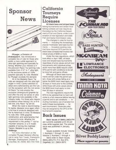 Smallmouth Magazine Volume 2 Number 5 Page 6