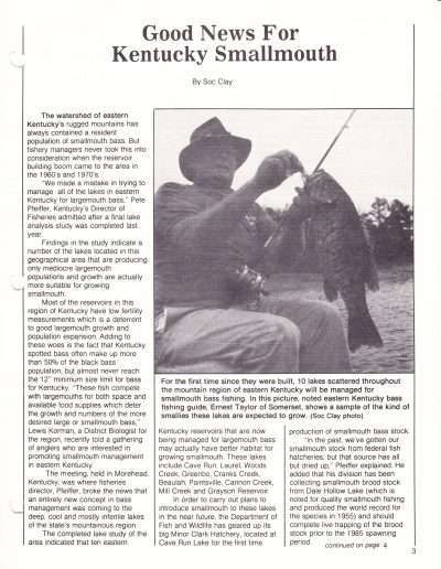 Smallmouth Magazine Volume 2 Number 5 Page 3
